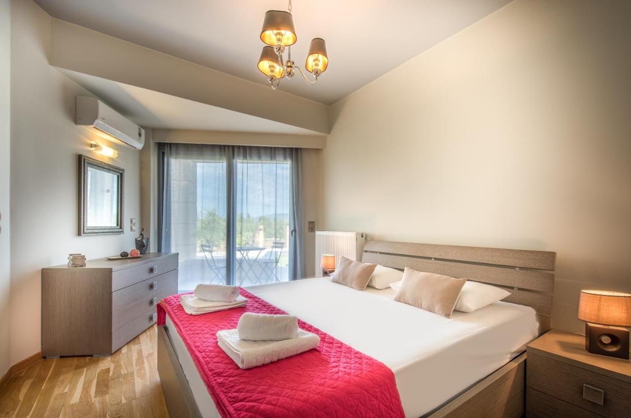 Astarte Villas - Istar Villa With Tennis Court Makhairadhon Экстерьер фото