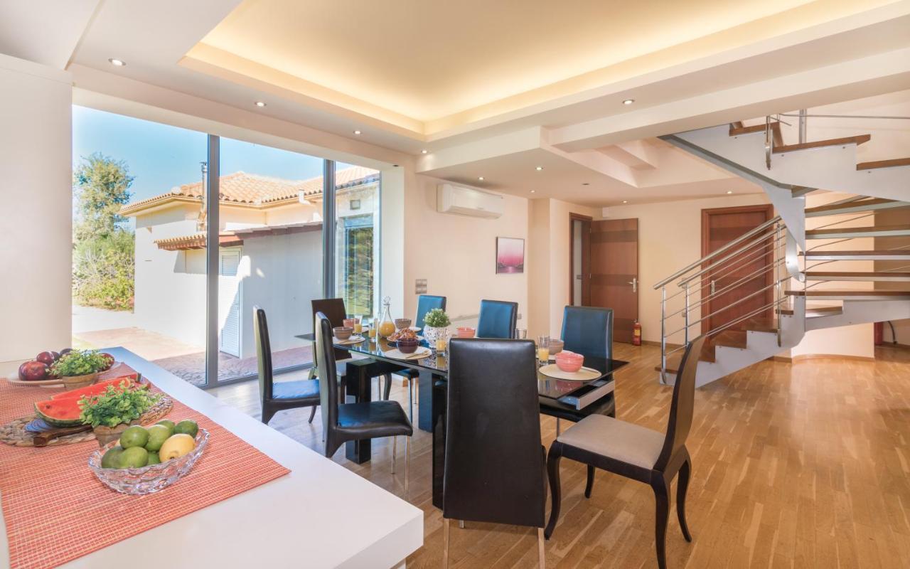 Astarte Villas - Istar Villa With Tennis Court Makhairadhon Экстерьер фото