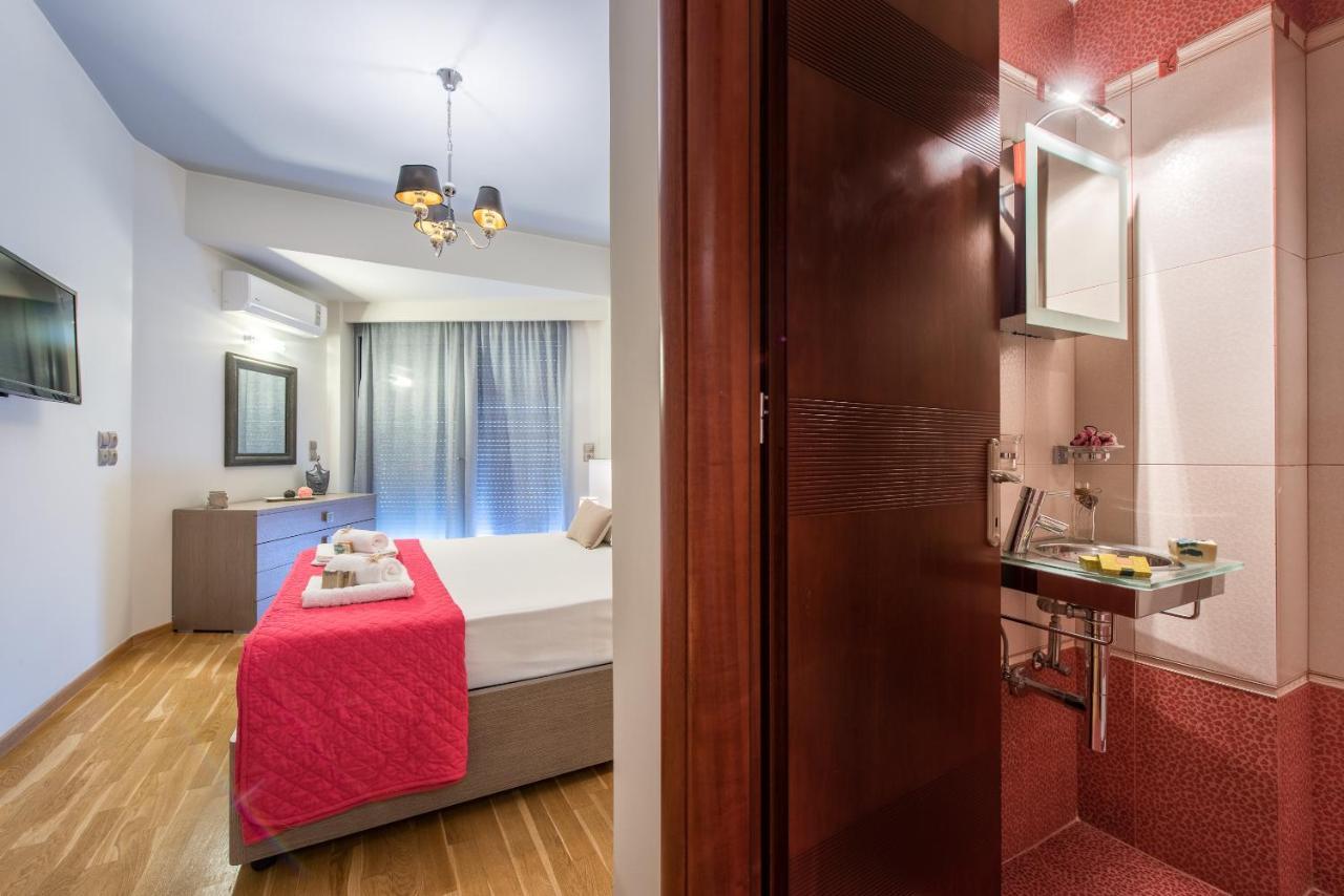 Astarte Villas - Istar Villa With Tennis Court Makhairadhon Экстерьер фото