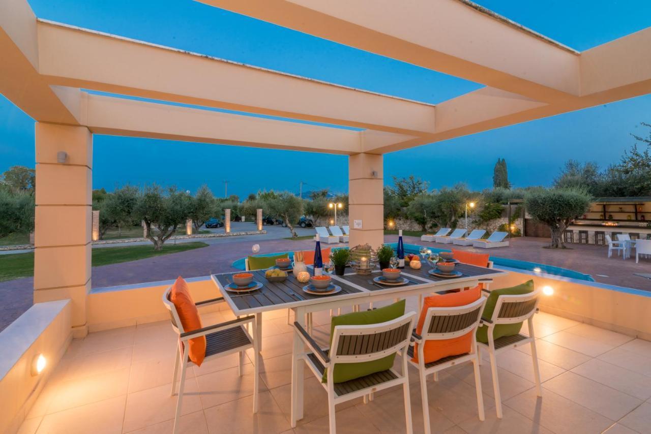 Astarte Villas - Istar Villa With Tennis Court Makhairadhon Экстерьер фото