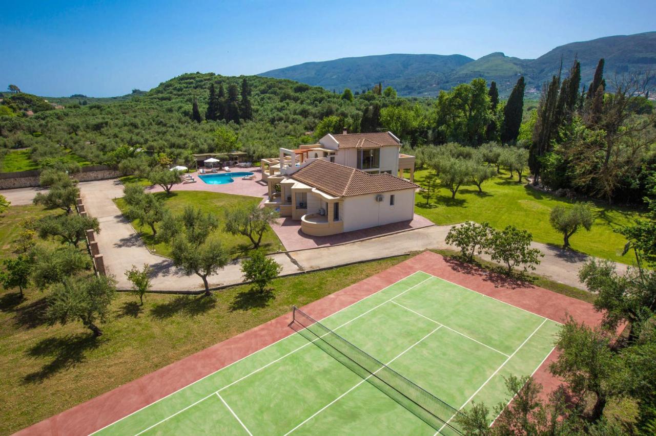 Astarte Villas - Istar Villa With Tennis Court Makhairadhon Экстерьер фото